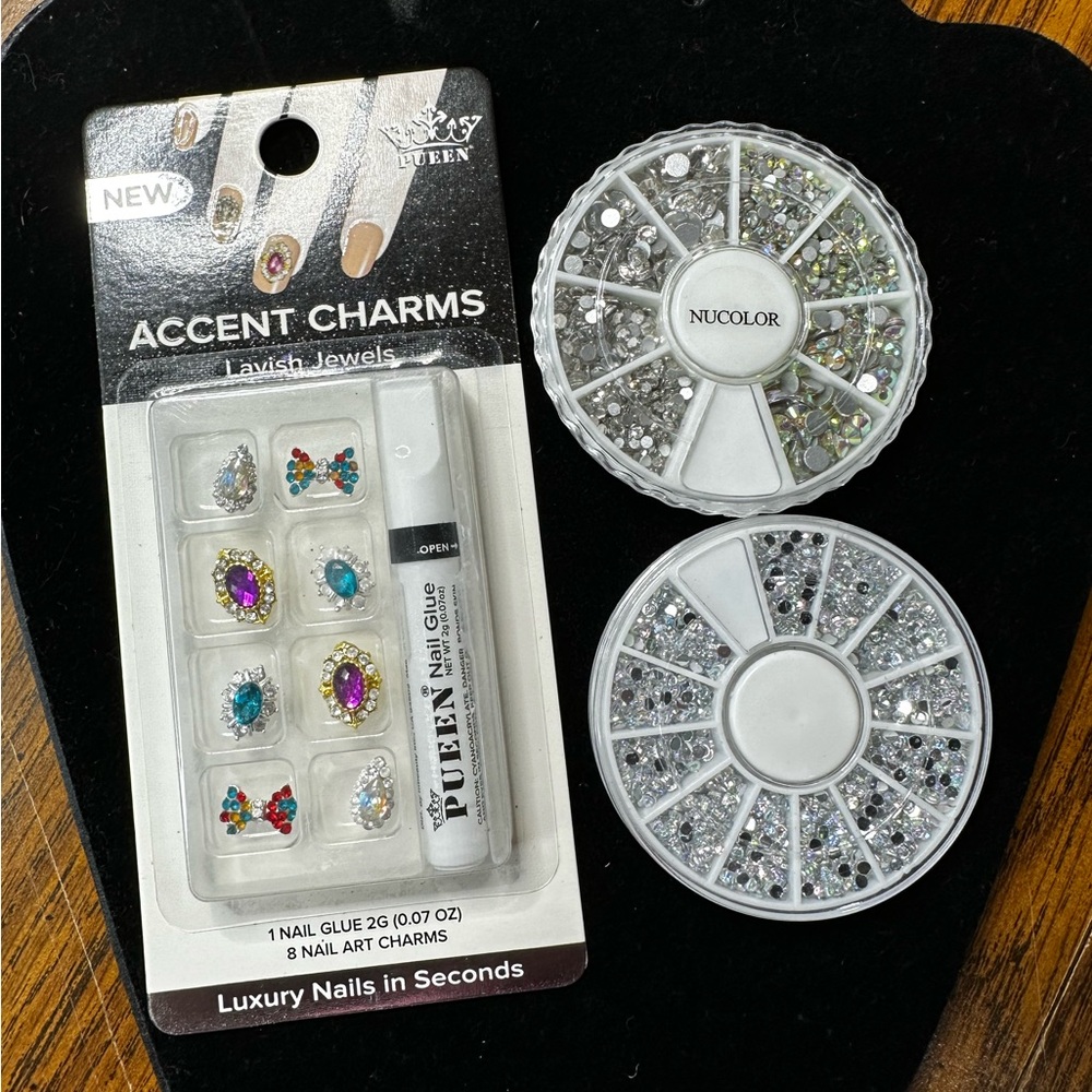 Nail Charms and Crystals set